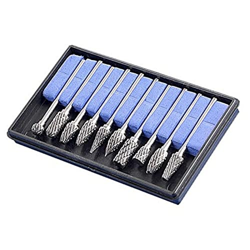 10pcs Wolframlegierung Carbid Rotationsfeileköpfe Zum Polieren Und Bohren Von Fräsenschneider Auf Holz Und Metall 10pcs Wolframlegierung Carbid Rotationsfeileköpfe Zum Polieren Und Bohren Von Fräsenschneider Auf Holz Und Metall von FackLOxc