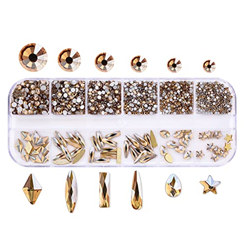 12 Gitter Glasnägelkunst Dekorationen Multi Shape Multisize Nägel Ornamente Maniküre Accessoires 12 Gitter Glasnägelkunst Dekorationen Multi Shape Multisize Nägel Ornamente Maniküre Accessoires von FackLOxc