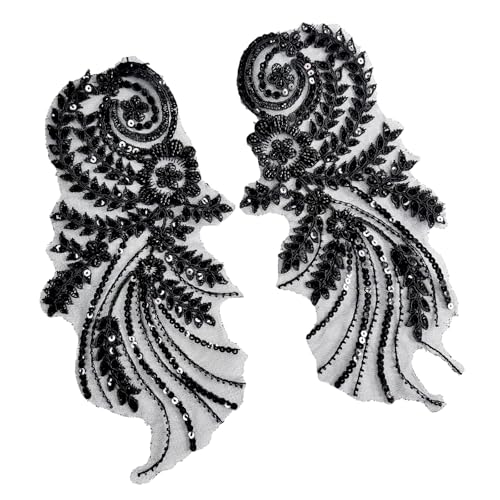2Pack Fringe Perlen Pailletten Patches Luxuriöse Dekorationszubehör Für Creative Modeliebhaber 2Pack Fringe Perlen Pailletten Patches Luxuriöse Dekorationszubehör Für Creative Modeliebhaber von FackLOxc