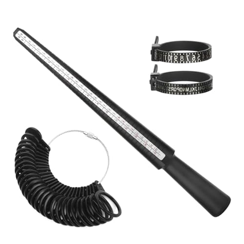 3/4/6/7pcs Ringe Sizer Messwerkzeug Set Ringe Guage Für Ringe Messer Integrierter Konischer Ringe Mandrel Sizer Tool von FackLOxc
