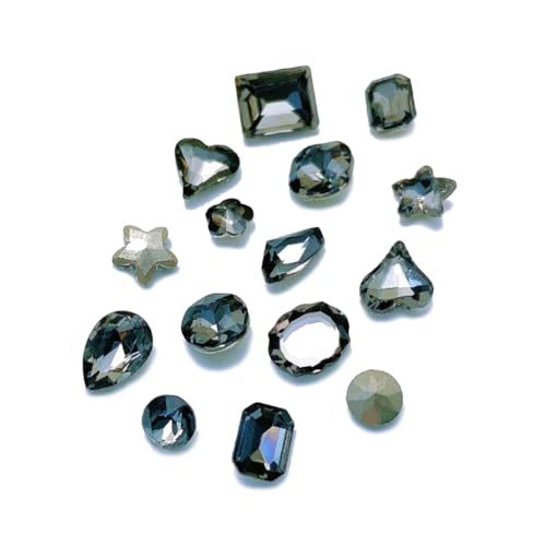 30 Stück/Set, modische Kristall-Schmuck-Anhänger, Kristall, 3D-Strasssteine, Dekoration 30 Stück/Set, modische Kristall-Schmuck-Anhänger, Kristall, 3D-Strasssteine, Dekoration von FackLOxc