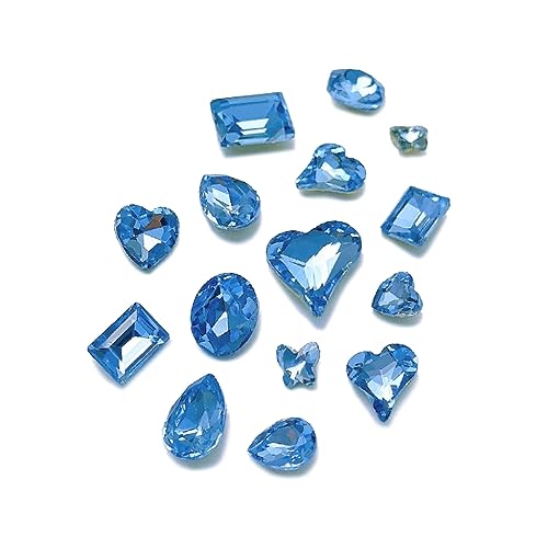 30 Stück/Set, modische Kristall-Schmuck-Anhänger, Kristall, 3D-Strasssteine, Dekoration 30 Stück/Set, modische Kristall-Schmuck-Anhänger, Kristall, 3D-Strasssteine, Dekoration von FackLOxc
