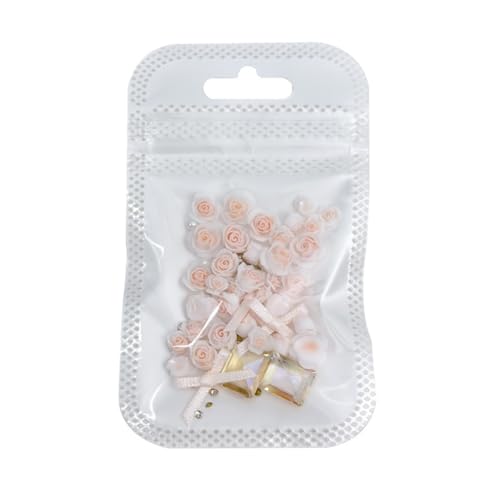 3D-Blumen-Charms, Strass, Blume, Perlen, gemischter Schmuck, Nägel, Kunstdekorationen von FackLOxc