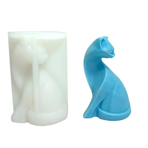 3D-Katzen-Formen, Gießformen, abstrakte Katzen, Silikonformen, Seifenformen, Tier-Ton-Formen zur Herstellung 3D-Katzen-Formen, Gießformen, abstrakte Katzen, Silikonformen, Seifenformen, Tier-Ton-Formen zur Herstellung von FackLOxc