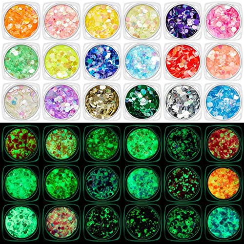 3D-Konfetti-Zubehör mit Pailletten, geeignet für Mädchen, Kunst, Handwerk, Make-up 3D-Konfetti-Zubehör mit Pailletten, geeignet für Mädchen, Kunst, Handwerk, Make-up von FackLOxc