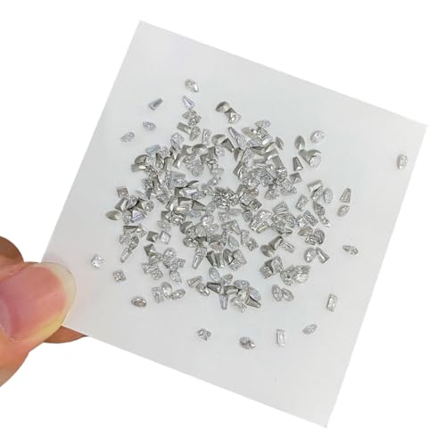 3D-Kristall-Strasssteine, flache Rückseite, klare Edelsteine für Nägel, Kunstdekoration, Diamanten von FackLOxc