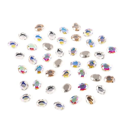 3D-Kristall-Strasssteine, flache Rückseite, klare Edelsteine für Nägel, Kunstdekoration, Diamanten 3D-Kristall-Strasssteine, flache Rückseite, klare Edelsteine für Nägel, Kunstdekoration, Diamanten von FackLOxc