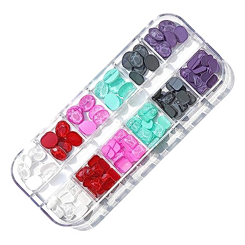 3D-Kristallsteine, bunt, Kunst-Edelsteine, Box-Set, Diamanten, 12 Stück 3D-Kristallsteine, bunt, Kunst-Edelsteine, Box-Set, Diamanten, 12 Stück von FackLOxc