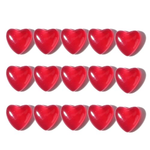 50/100 Stück 3D-Herz-Kunst-Dekorationen, Acryl-Aufkleber für Schmuck-Haarspangenherstellung 50/100 Stück 3D-Herz-Kunst-Dekorationen, Acryl-Aufkleber für Schmuck-Haarspangenherstellung von FackLOxc