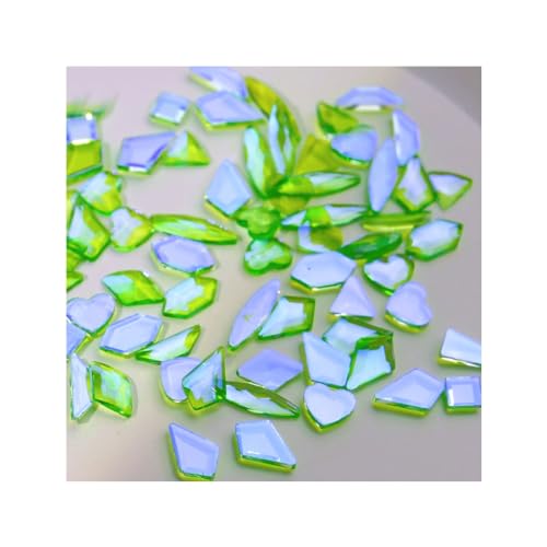 50 Stück modische Glaskunst-Schmuckanhänger, Kristall, 3D-Strasssteine, Dekoration 50 Stück modische Glaskunst-Schmuckanhänger, Kristall, 3D-Strasssteine, Dekoration von FackLOxc
