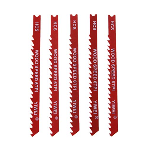 5pcs Langlebige U Schaft Hohe Kohlenstoffstahl 6 TPI Hubkolbensägen Klingenschneider 5pcs Langlebige U Schaft Hohe Kohlenstoffstahl 6 TPI Hubkolbensägen Klingenschneider von FackLOxc