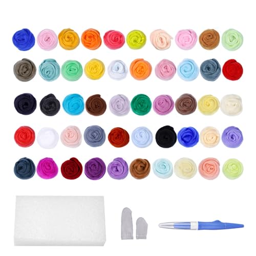 7/8/9/10 Farbnadel Feltze Vorräte Mit Wolle Filznadel Werkzeughandwerk Wolle Felted Set Für Anfänger Woll Filling Handwerk von FackLOxc