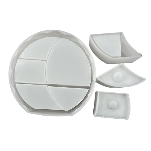 Aufbewahrungsbox aus Silikonharz, 3D-Mondform, Epoxidharz, für Schmuckherstellung, Behälter für Ringe, Ohrringe Aufbewahrungsbox aus Silikonharz, 3D-Mondform, Epoxidharz, für Schmuckherstellung, Behälter für Ringe, Ohrringe von FackLOxc