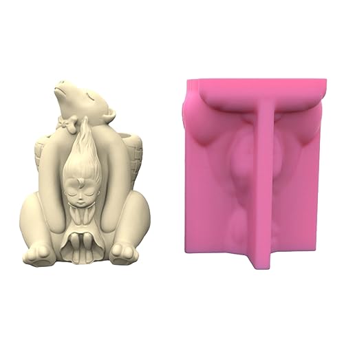Bear & Girls Blumentopf Silikonformen Stifthalter Epoxidharz Schimmel Sukkulente Pflanzer Machen Werkzeug Für Kunsthandwerk von FackLOxc