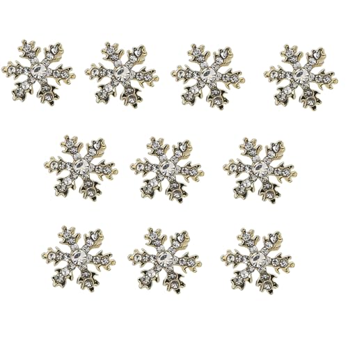 Erreichen Sie Wunderschöne Nagel Looks Mit 10 Pcs Zarten Schneeflockennagel Verzierungen Exquisite Nageldekorationen von FackLOxc