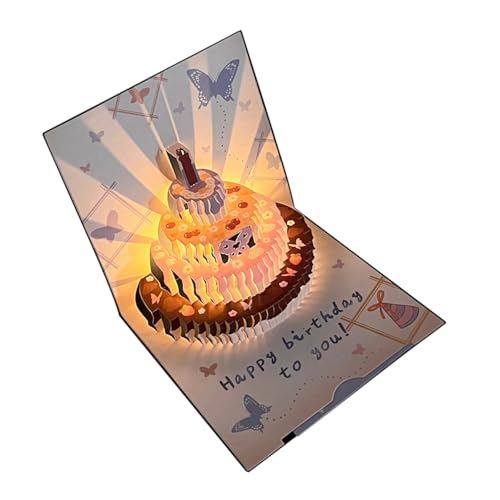 FackLOxc 3D Kuchen Tauchen Geburtstagskarte Mit Licht Und Musik Schmetterlingsmuster Grußkarte Für Partys Celebaration Geschenk Auf FackLOxc 3D Kuchen Tauchen Geburtstagskarte Mit Licht Und Musik Schmetterlingsmuster Grußkarte Für Partys Celebaration Geschenk Auf von FackLOxc