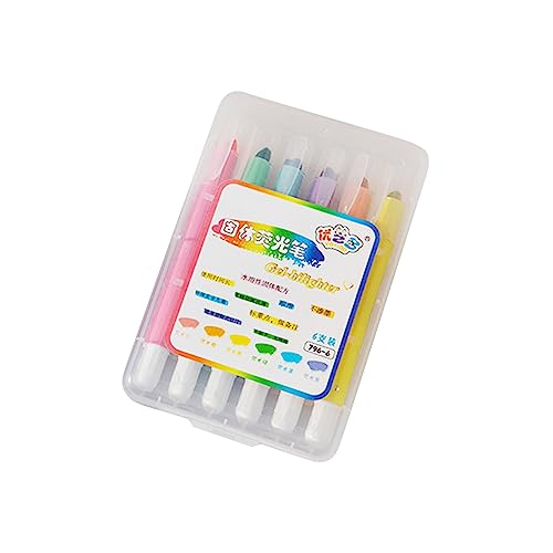 FackLOxc 6/12 Farbset Bibel Highlighter Stifte Marker Mit Bequemem Ohne Blutungsschild Für Schulbürovorräte von FackLOxc