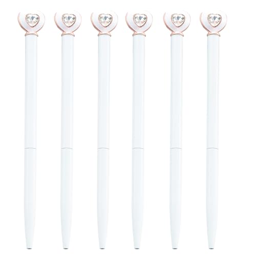 FackLOxc 6 x Kugelschreiber, glattes Schreiben, 1,0 mm, Ölstift, Liebesherz, Kugelschreiber, Schreibwaren, Schule, Bürobedarf FackLOxc 6 x Kugelschreiber, glattes Schreiben, 1,0 mm, Ölstift, Liebesherz, Kugelschreiber, Schreibwaren, Schule, Bürobedarf von FackLOxc