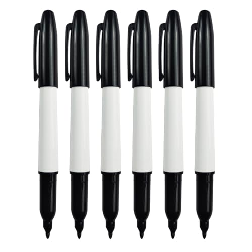 FackLOxc 6 x Marker, verschwindende Stifte, wasserlöslich, luftlöschbar, Whiteboard-Marker, Quilt-Marker FackLOxc 6 x Marker, verschwindende Stifte, wasserlöslich, luftlöschbar, Whiteboard-Marker, Quilt-Marker von FackLOxc