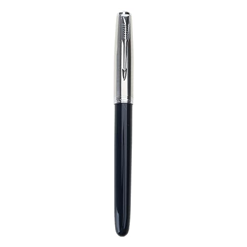 FackLOxc - 86 silberfarbene Clip-Füllfederhalter, 0,38 mm, Stifte, silberfarben, Bürobedarf, Schule, Studenten von FackLOxc