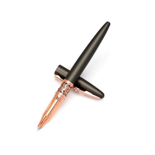 FackLOxc Geschmeidiges Schreiben, Metall, Business-Stift, 0,5 mm, Füllfederhalter, Kalligraphie-Stift, Business-Stift für Studenten, Erwachsene von FackLOxc