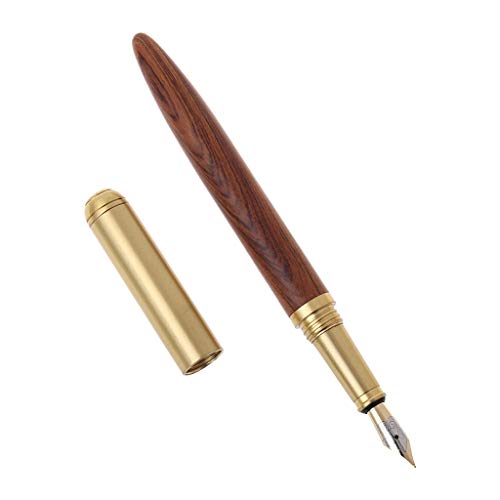 FackLOxc Luxus-Füllfederhalter aus Kupfer, Vintage-Stil, feine Spitze, 0,7 mm, Schreibwerkzeug FackLOxc Luxus-Füllfederhalter aus Kupfer, Vintage-Stil, feine Spitze, 0,7 mm, Schreibwerkzeug von FackLOxc
