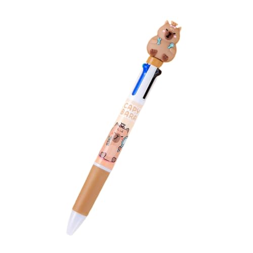 FackLOxc Mehrfarbiger Kugelschreiber, 4 Farben in 1, einziehbarer Regenbogen-Stift für Klasse, Büro, lustiger Farbstift für Schüler von FackLOxc