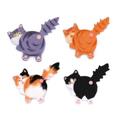 FackLOxc Nadel Filzen Kits Schöne Katzen Coasters Nadel Felting Starter Tool Filling Kits Filzennadel Set Woll Feltzing Kits FackLOxc Nadel Filzen Kits Schöne Katzen Coasters Nadel Felting Starter Tool Filling Kits Filzennadel Set Woll Feltzing Kits von FackLOxc