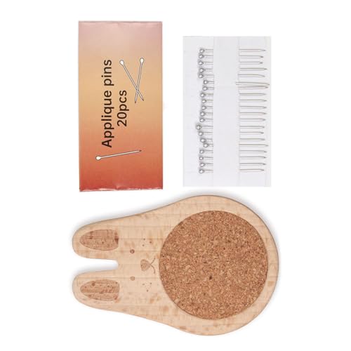 FackLOxc Nadelkissen aus Holz, Nadelhalter, Quiltnadelkissen für Näharbeiten, Quilten, Nadelkissen, Nähnadel-Organizer FackLOxc Nadelkissen aus Holz, Nadelhalter, Quiltnadelkissen für Näharbeiten, Quilten, Nadelkissen, Nähnadel-Organizer von FackLOxc