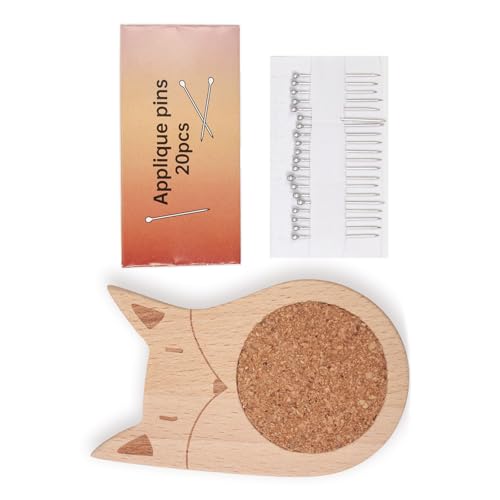FackLOxc Nadelkissen aus Holz, Nadelhalter, Quiltnadelkissen für Näharbeiten, Quilten, Nadelkissen, Nähnadel-Organizer FackLOxc Nadelkissen aus Holz, Nadelhalter, Quiltnadelkissen für Näharbeiten, Quilten, Nadelkissen, Nähnadel-Organizer von FackLOxc