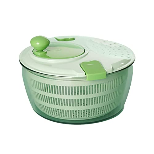 FackLOxc Salat Dehydrator Spinner Trockner Handbuch Schwung Entwässerung Werkzeug Großkapazität Wasserabflusskorb Küche Tool FackLOxc Salat Dehydrator Spinner Trockner Handbuch Schwung Entwässerung Werkzeug Großkapazität Wasserabflusskorb Küche Tool von FackLOxc