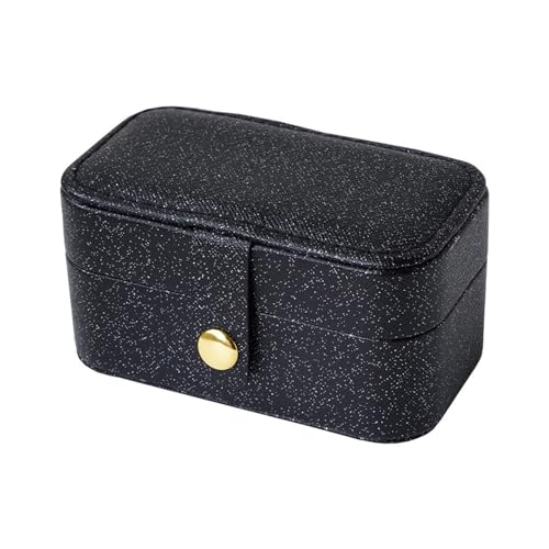 FackLOxc Schmuck-Aufbewahrungsbox, tragbar, Reise-Schmuckschatulle, geeignet für Ohrringe, Armbänder, Halsketten, Ringe, Weiß / Schwarz FackLOxc Schmuck-Aufbewahrungsbox, tragbar, Reise-Schmuckschatulle, geeignet für Ohrringe, Armbänder, Halsketten, Ringe, Weiß / Schwarz von FackLOxc