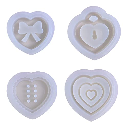 FackLOxc Silikonform mit Herz-Ornament, Epoxidharz, Schlüsselanhänger, Schmuck, Basteln für Valentinstag FackLOxc Silikonform mit Herz-Ornament, Epoxidharz, Schlüsselanhänger, Schmuck, Basteln für Valentinstag von FackLOxc