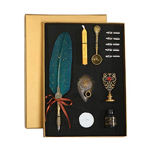FackLOxc Sprinkle Gold Luxus Vintage Dip Kalligraphie Füllfederhalter Schreiben von FackLOxc
