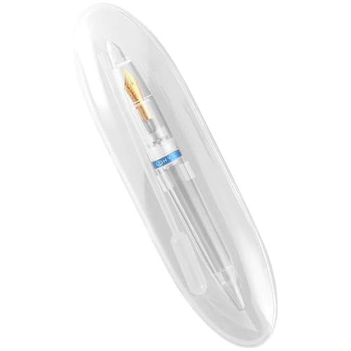 FackLOxc Transparenter Anfänger-Füllfederhalter, Schreibstift für große Kapazität, passend für Kinder, Kalligraphie-Kunst FackLOxc Transparenter Anfänger-Füllfederhalter, Schreibstift für große Kapazität, passend für Kinder, Kalligraphie-Kunst von FackLOxc