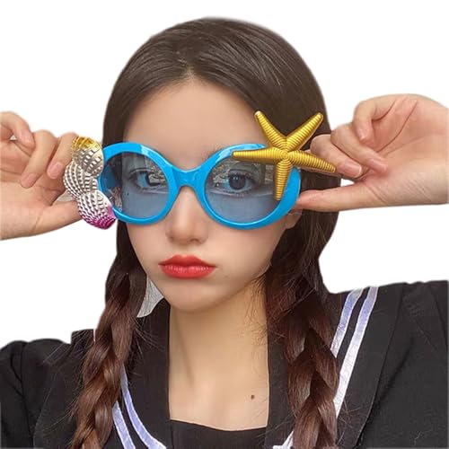 FackLOxc Tropische Party Sonnenbrille Fun Dress Requent Hawaiian Party Favor Brille Für Erwachsene Strand Themenpartydekorationen von FackLOxc