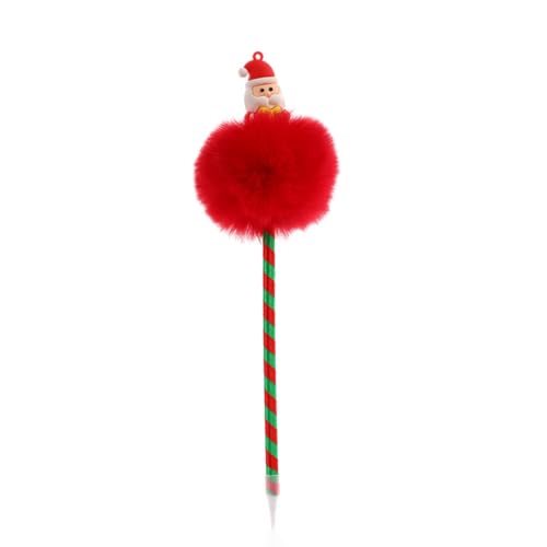 FackLOxc Weihnachts-Kugelschreiber für Kinder, Jungen, Mädchen, Studenten, Spielbelohnung, Weihnachtsstrumpffüller, 0,7 mm, glatt zu schreiben, 4 Stück FackLOxc Weihnachts-Kugelschreiber für Kinder, Jungen, Mädchen, Studenten, Spielbelohnung, Weihnachtsstrumpffüller, 0,7 mm, glatt zu schreiben, 4 Stück von FackLOxc