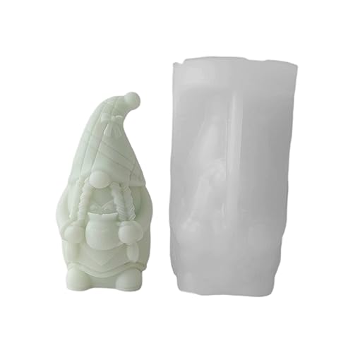 Festival Weihnachten Gypsumharzform Gesichtsloser Santa Formen Weihnachtszwergform Home Dekoration Kunst von FackLOxc