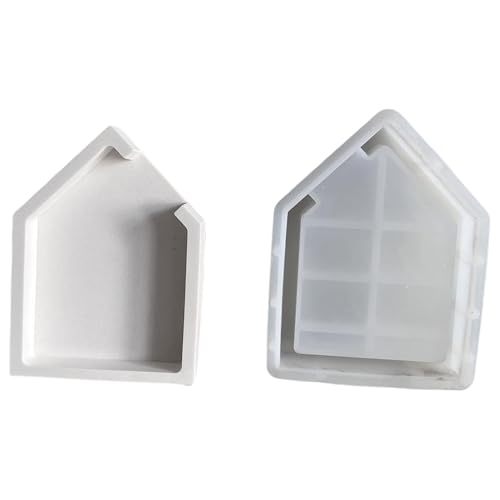 Flexible Silikoneharze Formen In Hausform Epoxidwolkenformen Für Backbegeisterte Handwerk Fan von FackLOxc