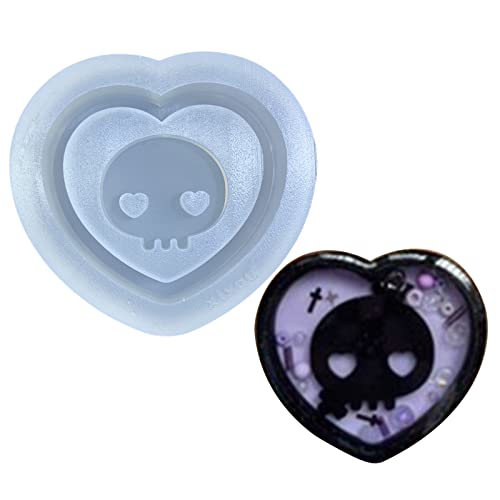 Gießform aus Kunstharz, Epoxid-Silikonform, Harz, Epoxidharz, Schmuck, Halloween, Anhänger, Charms von FackLOxc