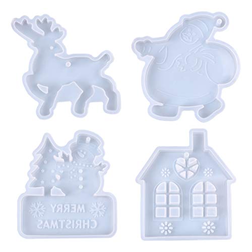 Gießform für Weihnachten, Weihnachtsmann, Elch, Haus, hängende Ornamente, Kristall, Epoxidharz, Schmuckform Gießform für Weihnachten, Weihnachtsmann, Elch, Haus, hängende Ornamente, Kristall, Epoxidharz, Schmuckform von FackLOxc