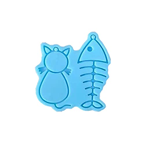 Glänzende Silikonformen für Fischform, Ohrringe, Schlüsselanhänger, Anhänger, Schmuck, Epoxidharz, Bastelform von FackLOxc