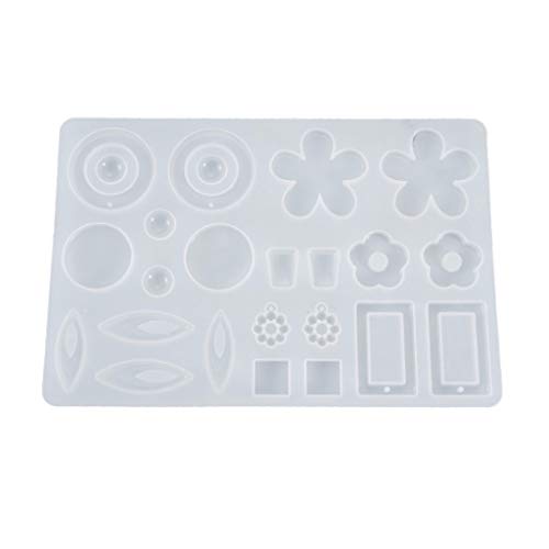 Handgefertigte Silikonform für Ohrringe, Ohrhänger, Kristall, Epoxidharz, Schmuck, Anhänger Handgefertigte Silikonform für Ohrringe, Ohrhänger, Kristall, Epoxidharz, Schmuck, Anhänger von FackLOxc
