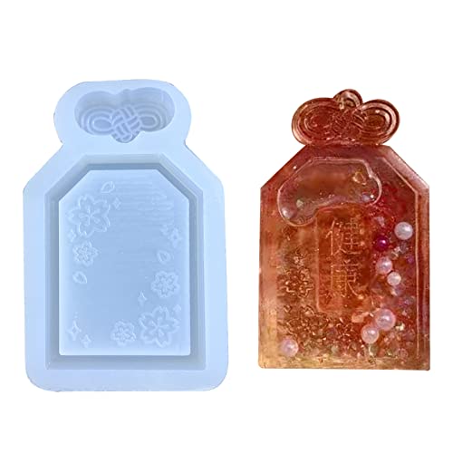 Harzguss-Shaker-Form, Epoxid-Silikonform, Harz-Shaker-Form für Anhänger, Schmuck, Schlüsselanhänger, Dekoration von FackLOxc