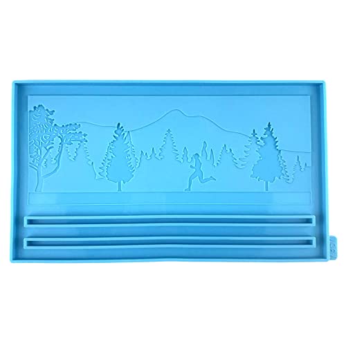 Harzmedaillenbügel Formmedaille Display Rack Silikonform Wandkunst Form Rechteck Epoxidgussform Für Wohnkultur von FackLOxc