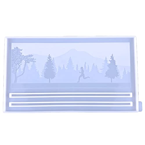 Harzmedaillenbügel Formmedaille Display Rack Silikonform Wandkunst Form Rechteck Epoxidgussform Für Wohnkultur von FackLOxc