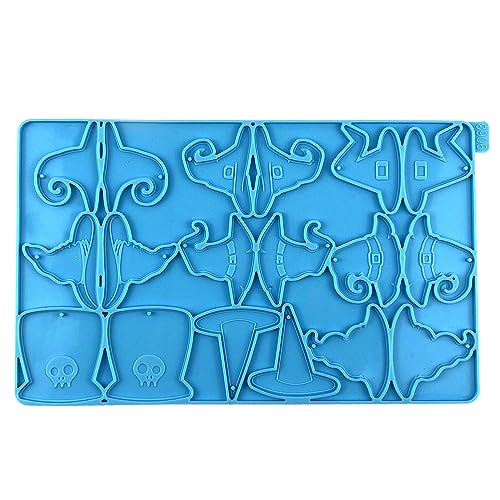 Hexenhut Ohrring Form Epoxidharz Schlüsselbund Silikonform Halloween Anhänger Schimmel Home Dekorationen Schimmel von FackLOxc