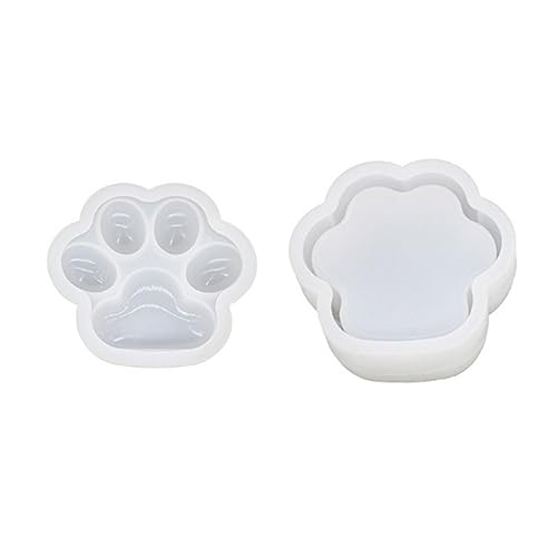 Katzenpfoten-Box-Form für Harz-Schmuckkästchen, Harzform, Schmuckschatulle, Aufbewahrungsbox, Silikonform für Süßigkeiten-Box Katzenpfoten-Box-Form für Harz-Schmuckkästchen, Harzform, Schmuckschatulle, Aufbewahrungsbox, Silikonform für Süßigkeiten-Box von FackLOxc
