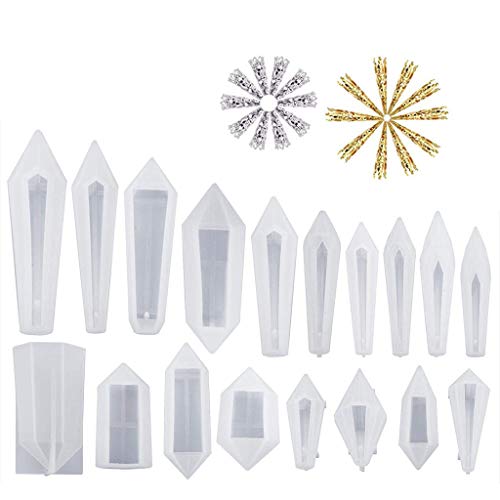 Kunst-Silikonform, 3D-Pendelform, Epoxidharz, leicht, notwendiges Werkzeug, Formen, Schreibtisch-Ornamente, Kristall, handgefertigt von FackLOxc