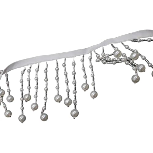 Mehrzweck-Strass-Perlen, dekorative Kette für Bastelprojekte, ideal für Kleidung, Schuhe und Taschen, Kleidung, Nähzubehör Mehrzweck-Strass-Perlen, dekorative Kette für Bastelprojekte, ideal für Kleidung, Schuhe und Taschen, Kleidung, Nähzubehör von FackLOxc